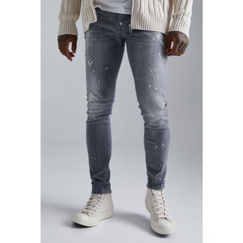 Jean skinny déchiré - 28R - Boohooman - Modalova