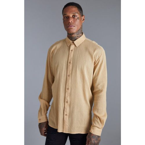 Chemise oversize plissée - L - Boohooman - Modalova