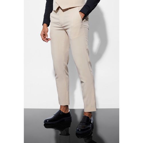 Pantalon de costume court skinny - 30R - Boohooman - Modalova