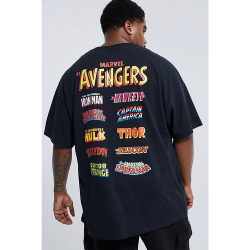 Grande taille - T-shirt Marvel à imprimé Avengers - - XXXL - Boohooman - Modalova