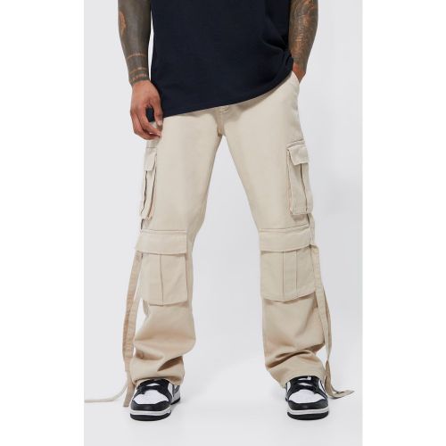 Pantalon cargo à lanières - 32 - Boohooman - Modalova