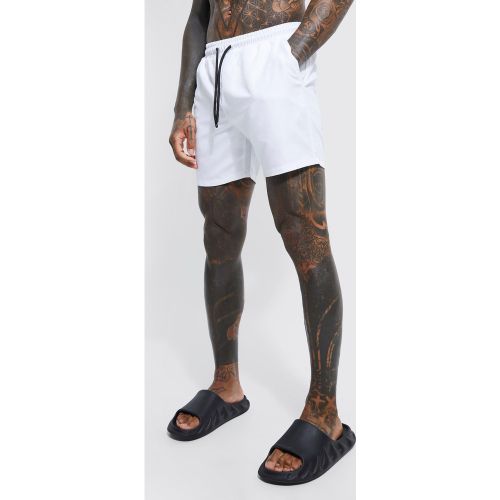 Short de bain basique mi-long - L - Boohooman - Modalova