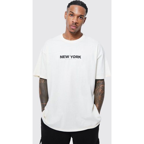 T-shirt oversize New York - Boohooman - Modalova