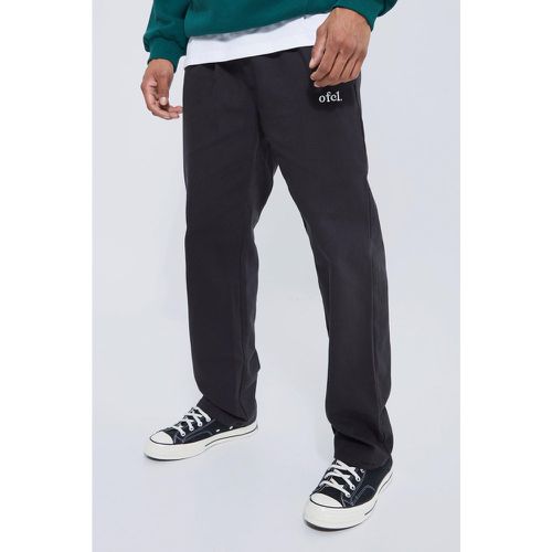 Pantalon droit - Ofcl - Boohooman - Modalova