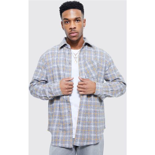 Chemise oversize à carreaux - S - Boohooman - Modalova