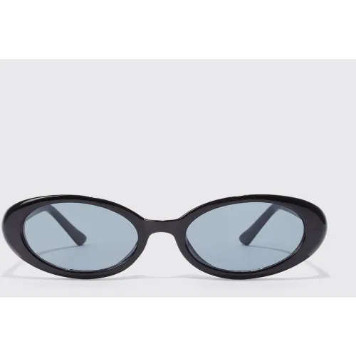 Lunettes de soleil ovales - ONE SIZE - Boohooman - Modalova