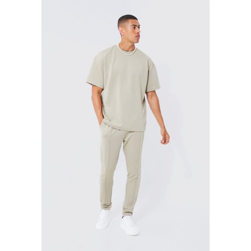 Ensemble oversize avec t-shirt et jogging - S - Boohooman - Modalova