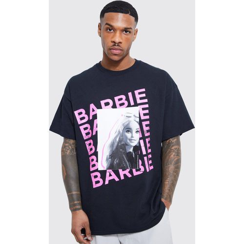 T-shirt oversize imprimé Barbie - Boohooman - Modalova