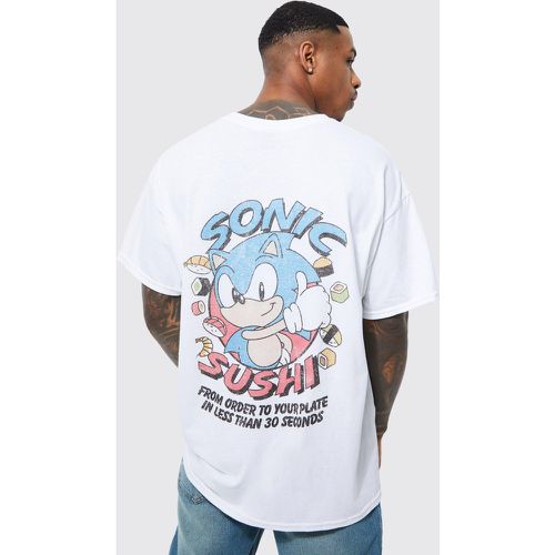 T-shirt imprimé Sonic - Boohooman - Modalova
