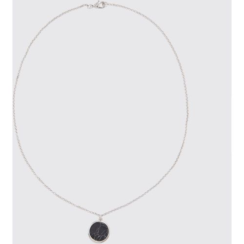 Collier à pendentif pierre fantaisie - ONE SIZE - Boohooman - Modalova