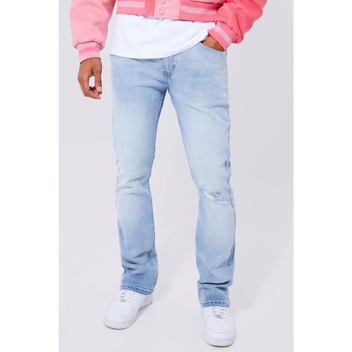 Jean flare skinny déchiré - 32R - Boohooman - Modalova