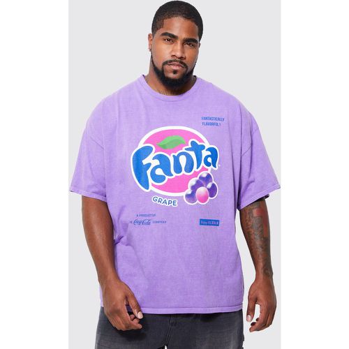 Grande taille - T-shirt imprimé Fanta - XXXL - Boohooman - Modalova