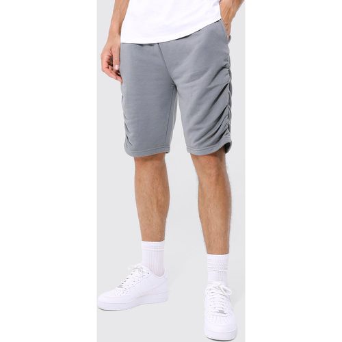 Tall - Short slim froncé en jersey - Boohooman - Modalova