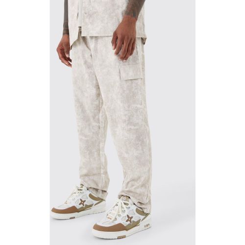 Pantalon cargo à taille élastique - XL - Boohooman - Modalova