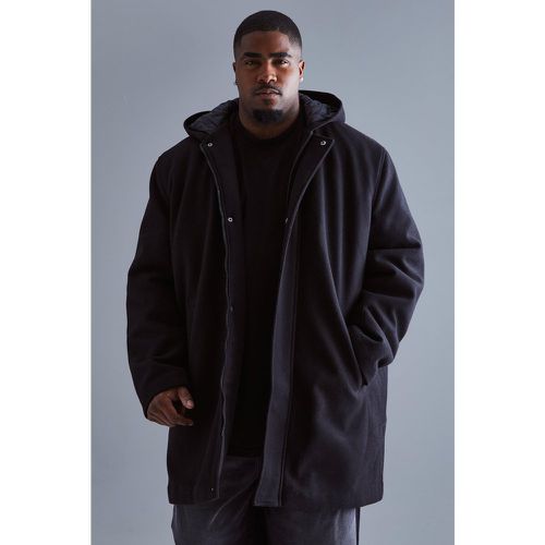 Grande taille - Manteau à capuche - Boohooman - Modalova