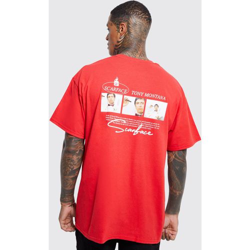 T-shirt oversize à imprimé Scarface - Boohooman - Modalova