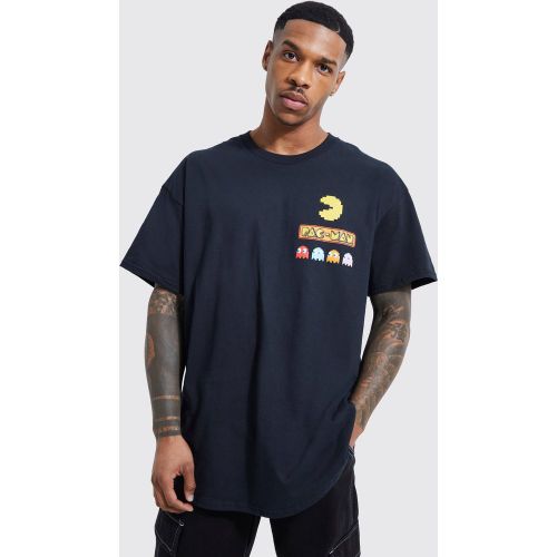 T-shirt oversize à imprimé Pac-Man - S - Boohooman - Modalova