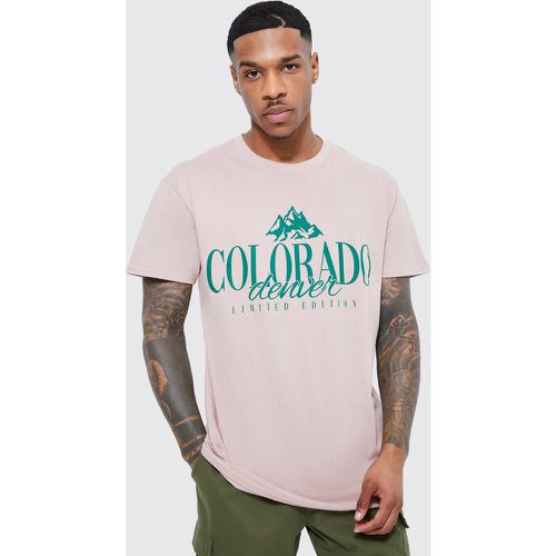 T-shirt imprimé Colorado - Boohooman - Modalova