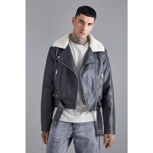 Veste oversize délavée - XS - Boohooman - Modalova