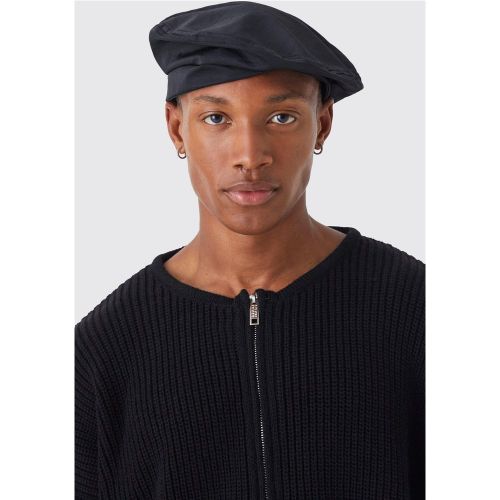 Béret satiné en nylon - ONE SIZE - Boohooman - Modalova