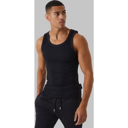 Débardeur côtelé - MAN Active - XL - Boohooman - Modalova