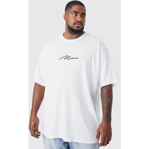 Grande taille - T-shirt oversize à inscription - MAN - - XXXL - Boohooman - Modalova