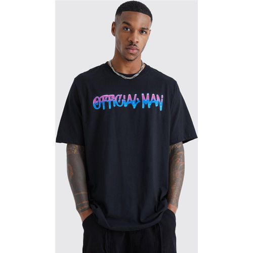 T-shirt oversize dégradé - Official MAN - Boohooman - Modalova