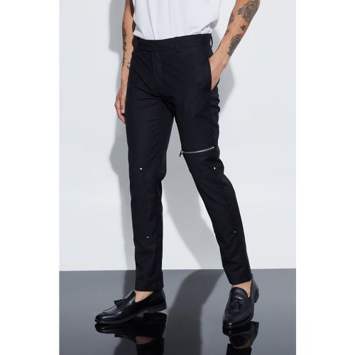 Pantalon skinny zippé - 36 - Boohooman - Modalova