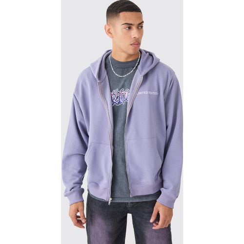 Sweat à capuche oversize zippé homme - M - Boohooman - Modalova