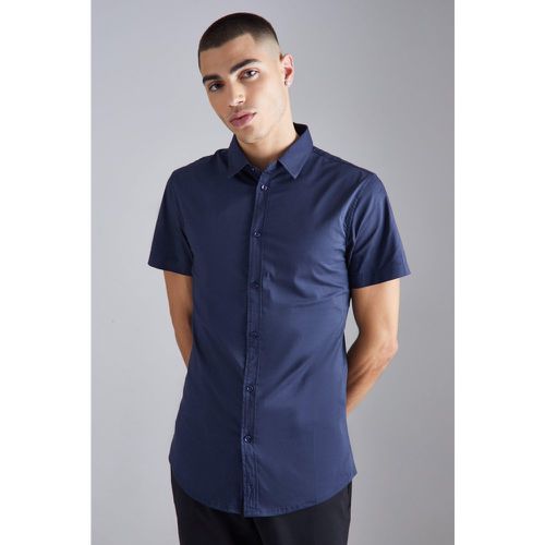 Chemise moulante à manches courtes - S - Boohooman - Modalova