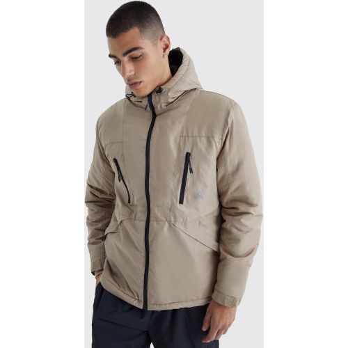 Veste oversize imperméable matelassée homme - S - Boohooman - Modalova