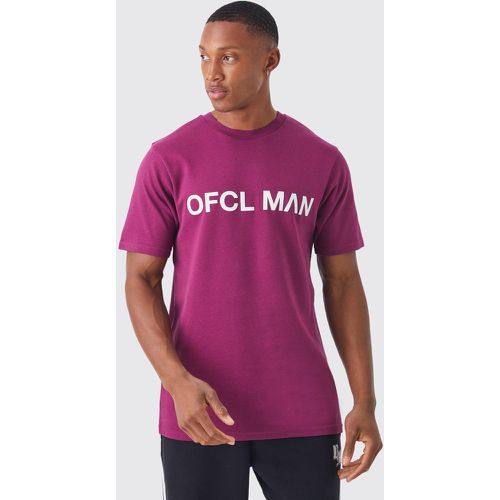 T-shirt cintré - Ofcl - Boohooman - Modalova