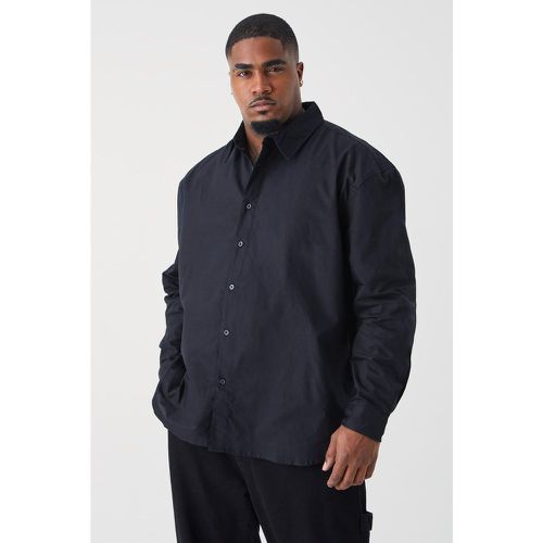 Grande taille - Chemise ample à manches longues - XXXL - Boohooman - Modalova