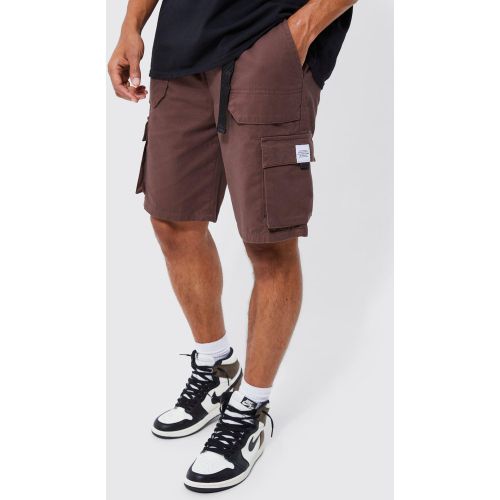 Short cargo à taille élastiquée - L - Boohooman - Modalova