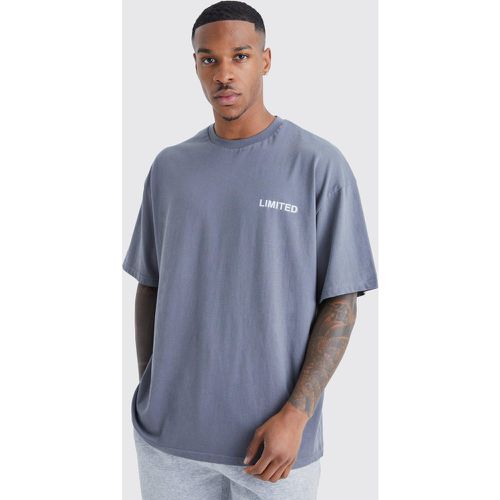 T-shirt oversize imprimé - XS - Boohooman - Modalova