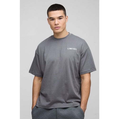 T-shirt oversize à slogan - S - Boohooman - Modalova