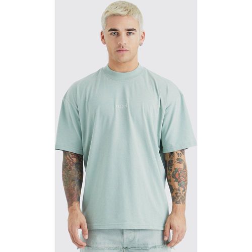 T-shirt oversize à col large - Ofcl - XL - Boohooman - Modalova