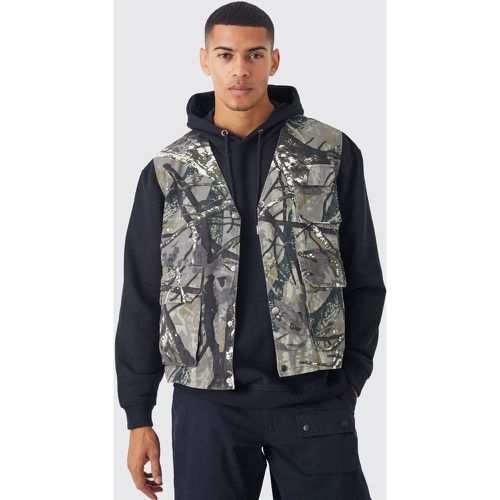 Débardeur utilitaire imprimé camouflage - M - Boohooman - Modalova