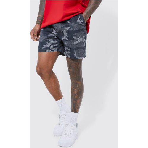 Short imprimé camouflage à taille élastique - XS - Boohooman - Modalova