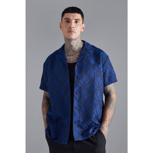 Chemise oversize à imprimé géométrique - S - Boohooman - Modalova