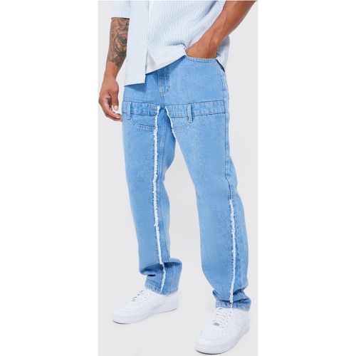 Jean large rigide - 28R - Boohooman - Modalova