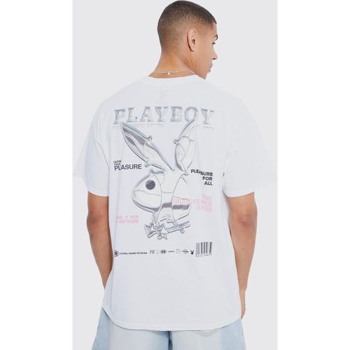 T-shirt oversize imprimé Playboy - Boohooman - Modalova