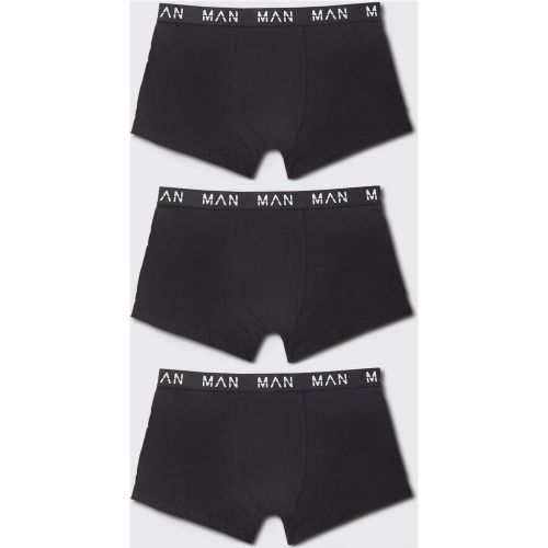 Grande taille - Lot de 3 boxers mi-longs - MAN - XXXXL - Boohooman - Modalova