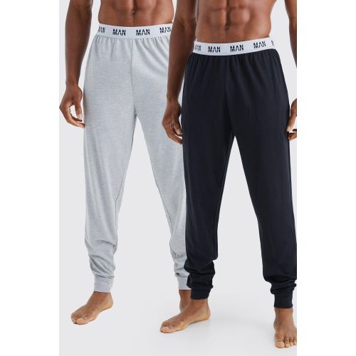 Lot de 2 joggings confort - MAN - S - Boohooman - Modalova