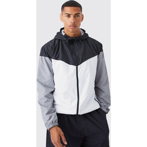 Anorak zippé color block homme - S - Boohooman - Modalova