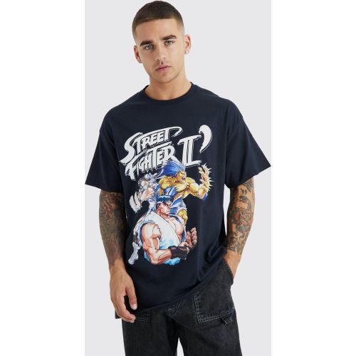 T-shirt oversize à imprimé Street Fighter - XS - Boohooman - Modalova