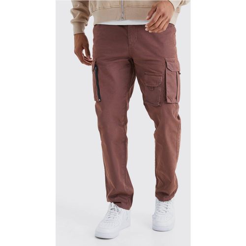 Pantalon cargo droit - 28 - Boohooman - Modalova