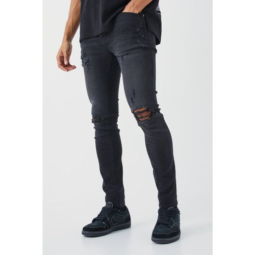 Jean skinny déchiré - 34R - Boohooman - Modalova