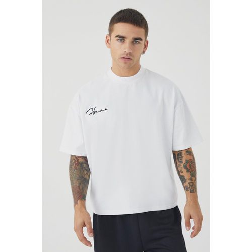 T-shirt oversize épais - L - Boohooman - Modalova