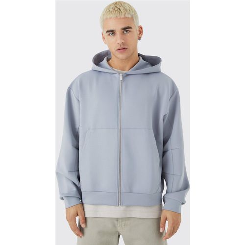 Sweat à capuche oversize zippé homme - L - Boohooman - Modalova